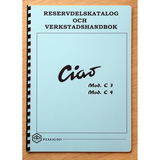 Verkstadshandbok Reservdelskatalog Piaggio Ciao