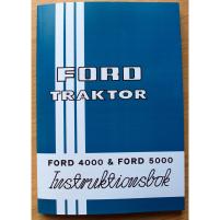Instruktionsbok till Ford Traktor Mod 4000 och 500