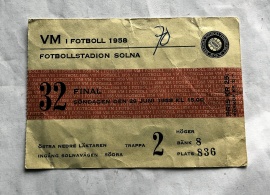 VM-biljett 1958