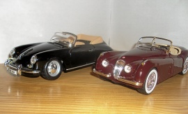 1:24 Porsche 356 B och Jaguar XK 120