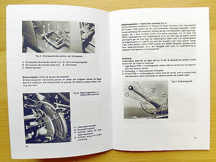 Instruktionsbok Massey Ferguson MF 35