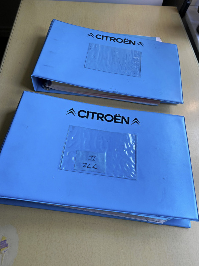 Paddan reservdelskatalog Citroën från 1972