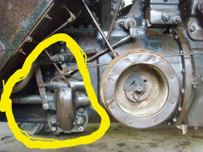 Fordson N, Gearbox PTO
