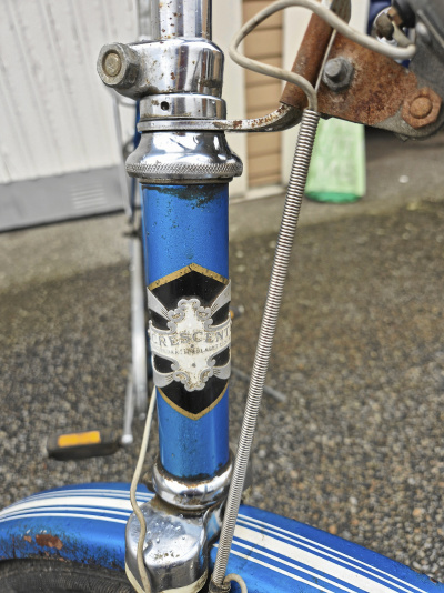 Crescent damcykel blå från 60-talet, 26 tum