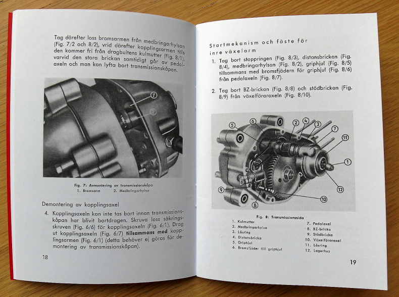 Verkstadshandbok till PUCH VS &amp; MS