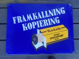Kodak Emaljskylt