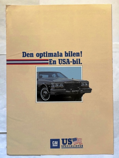 GM-broschyr Chevrolet