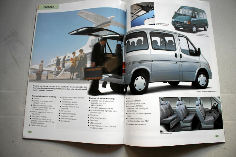 Ny Exklusiv Ford Transit Broschyr 1988