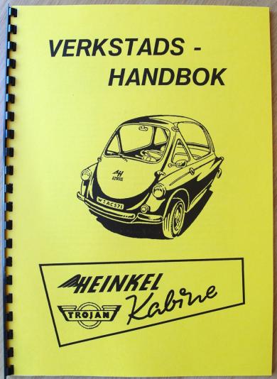 Verkstadshandbok Heinkel Kabine på Svenska