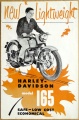 Broschyr Harley-Davidson modell 165  