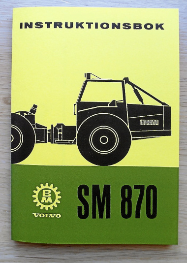 Instruktionsbok Volvo BM SM 870