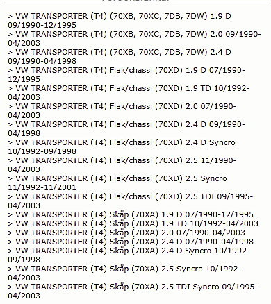VW Transporter