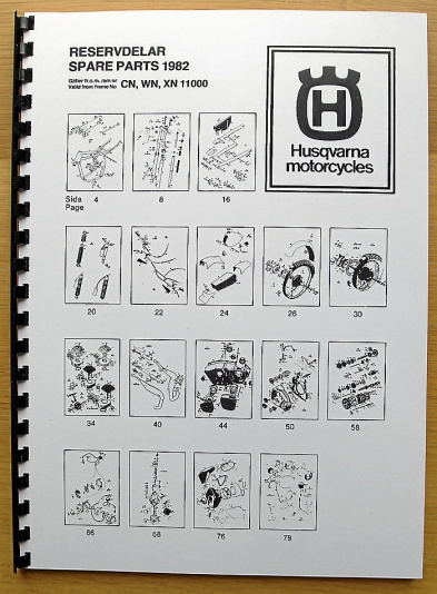 Reservdelskatalog Husqvarna Cross & Enduro -82