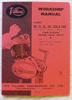 Verkstadshandbok Villiers 9E, 2L, 3L,31C, 32A, 24A