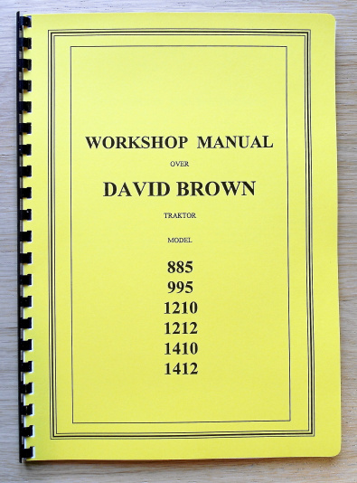 Verkstadshandbok till David Brown-traktorer