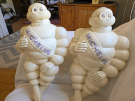 2 st Michelingubbar 60-tal, 48 cm