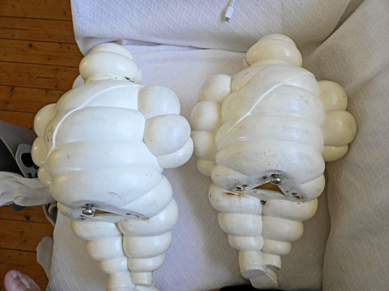 2 st Michelingubbar 60-tal, 48 cm