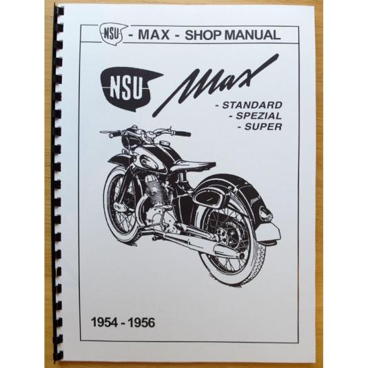 Verkstadshandbok NSU MAX 1954-1956