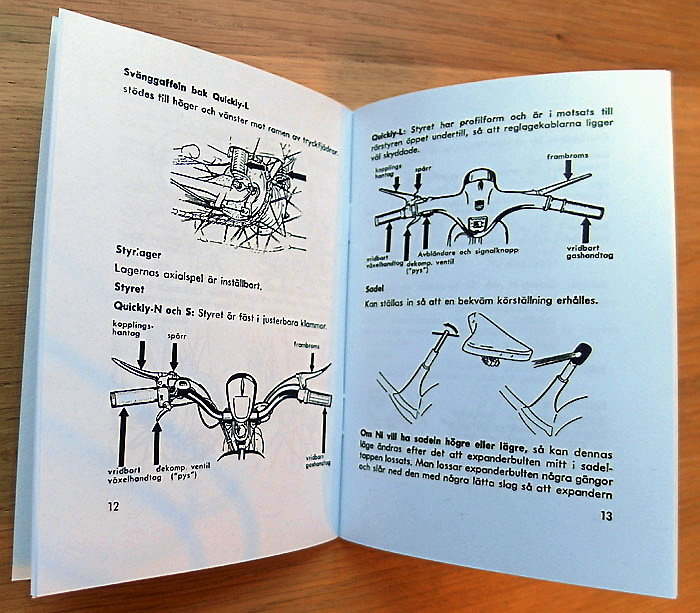 Instruktionsbok NSU Quickly