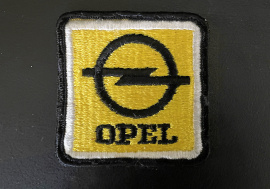 Opel broderade tygmärken