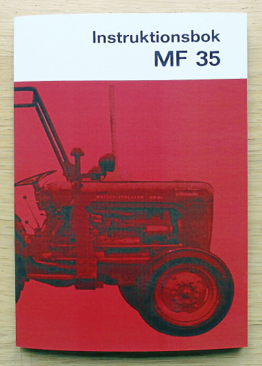 Instruktionsbok Massey Ferguson MF 35