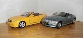 1:24 Mercedes SLK och BMW Z3