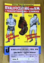 Boxningsprogram Ingo-Machen + biljett