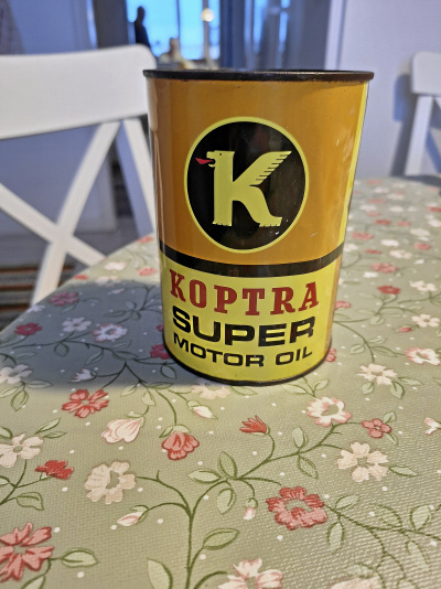 Koppartrans oljeburk