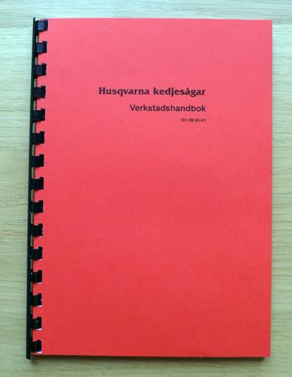 Verkstadshandbok till Husqvarna motorsågar
