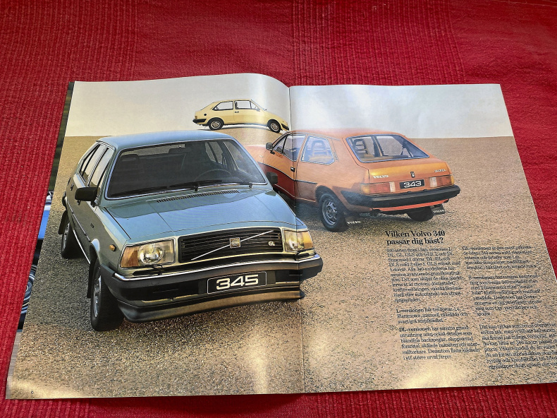 Broschyr VOLVO 340-Serien Nyskick 1981