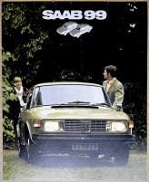 Broschyr Saab 99 1972