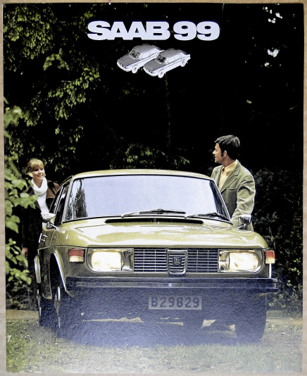 Broschyr Saab 99 1972