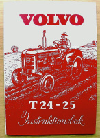 Instruktionsbok Volvo T24-T25 Traktor