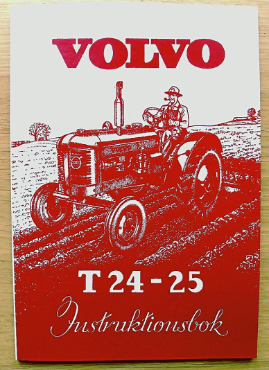 Instruktionsbok Volvo T24-T25 Traktor