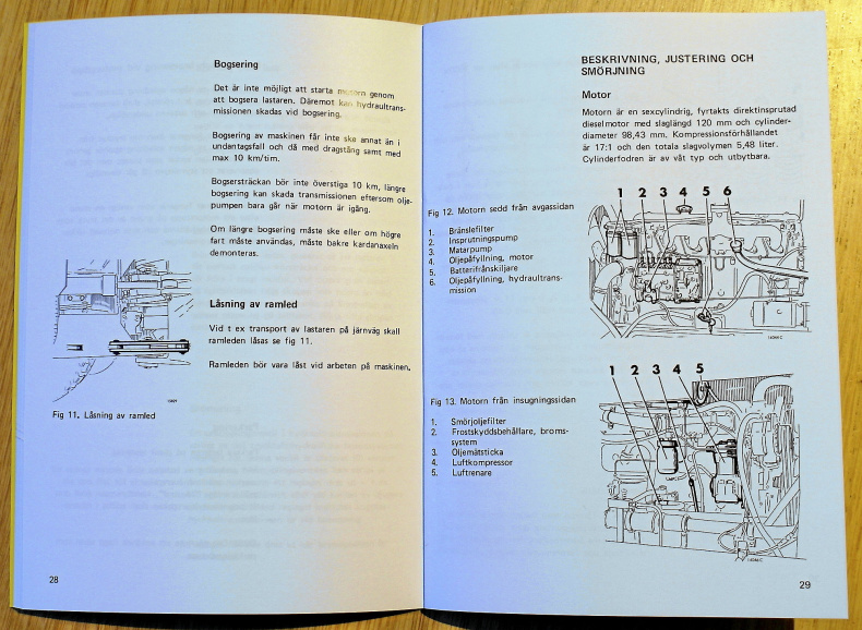 Instruktionsbok Volvo BM LM 846
