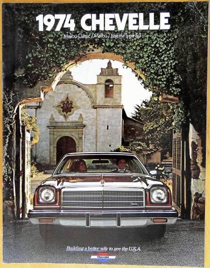 Broschyr Chevrolet Chevelle 1974