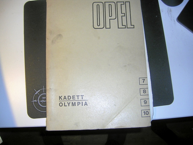 Verkstadshandböcker till Opel Kadett B