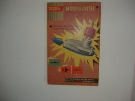 Dekorativ skylt modellmotor