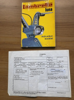 Lambretta Luna med typintyg