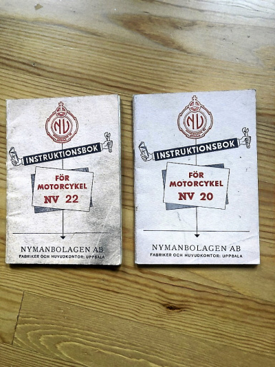 Instruktionsbok NV 20 och NV 22
