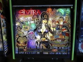 Flipperspel Elvira Bally