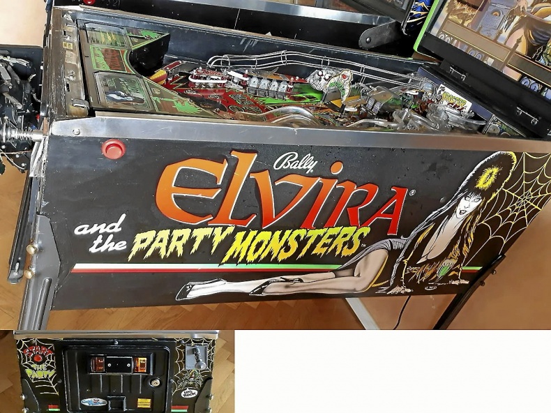 Flipperspel Elvira Bally