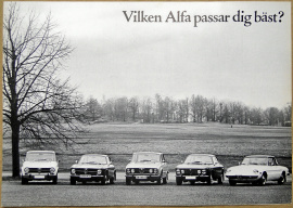Broschyr Alfa Romeo program 1972