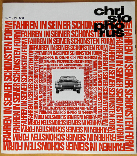 Porsche Christophorus nr 74 1965
