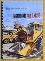Reservdelskatalog Volvo BM LM 218