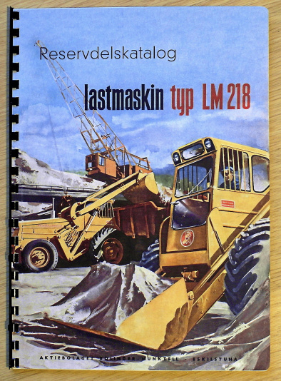 Reservdelskatalog Volvo BM LM 218