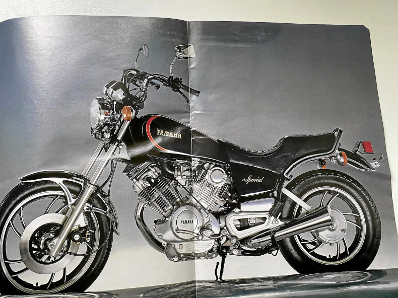 Broschyr MC YAMAHA  XV750 SE