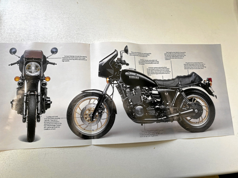 Broschyr Yamaha XS 1100S