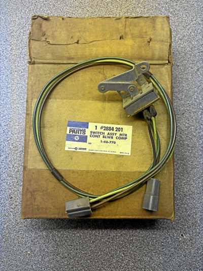 NOS strömbrytare fläktmotor Dodge Polara/ -Custom