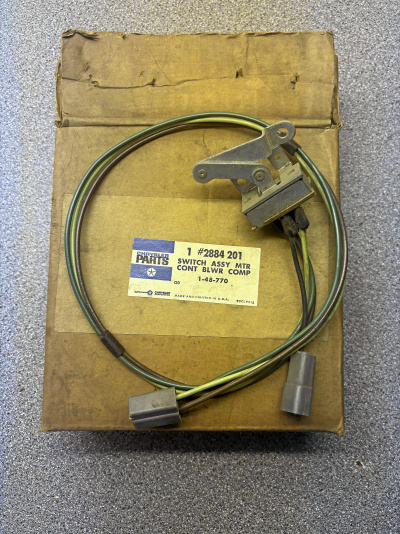 NOS strömbrytare fläktmotor Dodge Polara/ -Custom